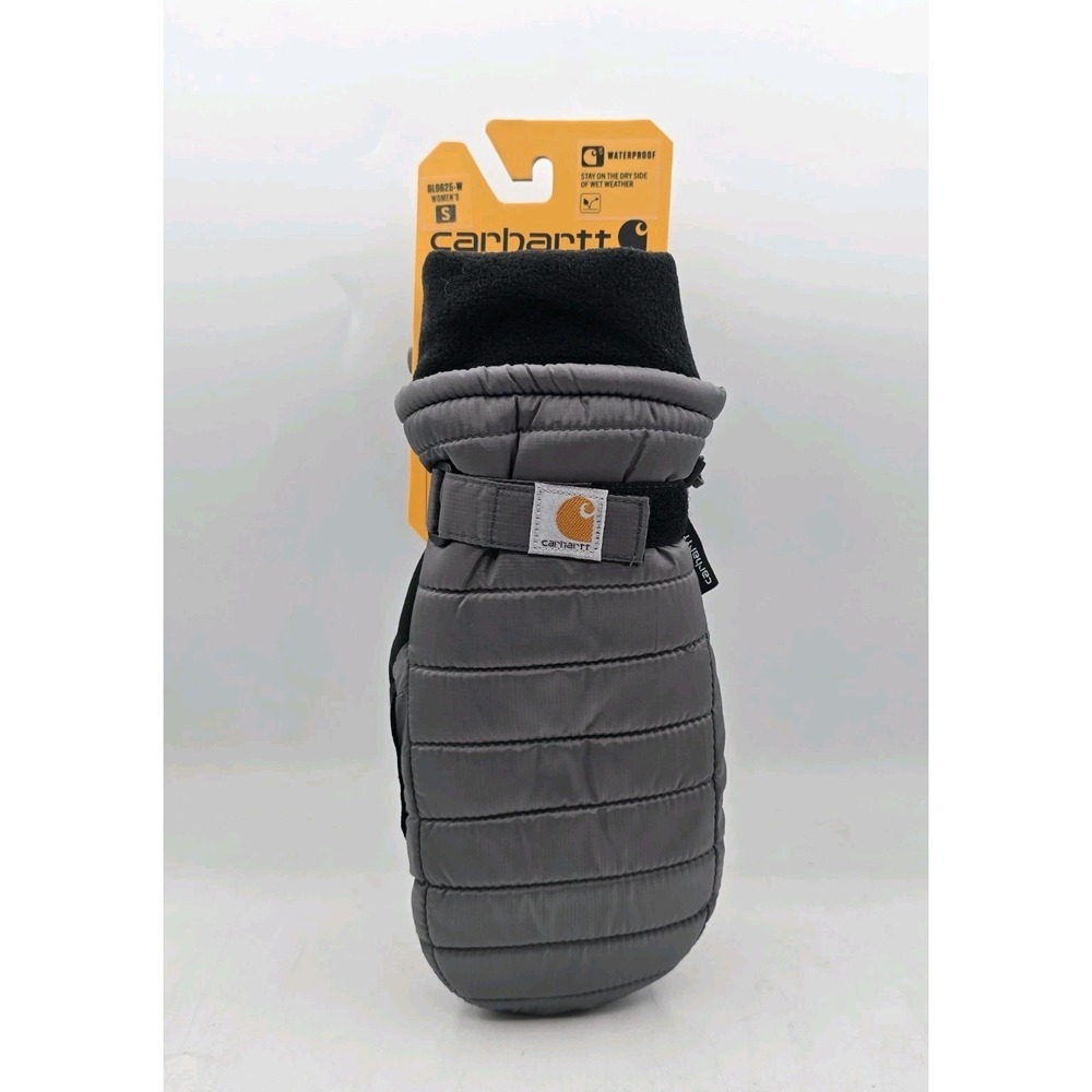 NWT Carhartt Women's Quilts‎ Insulated Mittens - Color Charcoal - Size Small